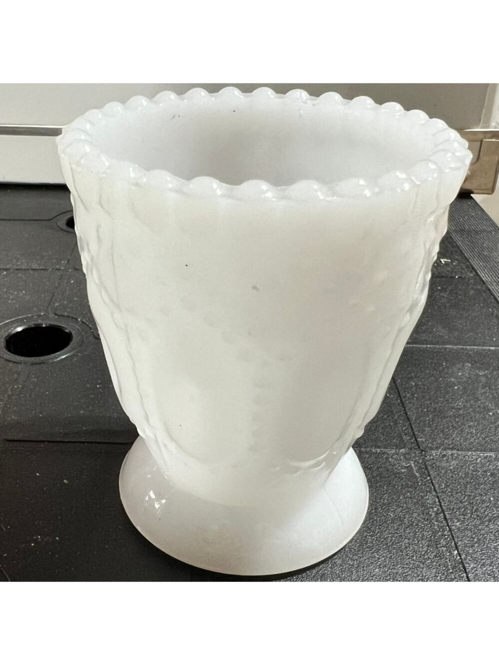 Vintage Anchor Hocking Milk Glass Vase (Small)